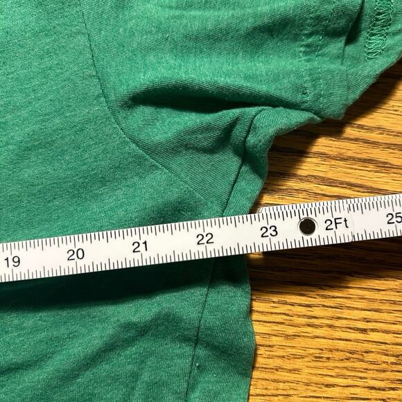 Christmas Santa Green XL Whimsy Funny Stay Jolly Cotton Polyester T-Shirt - Picture 5 of 6